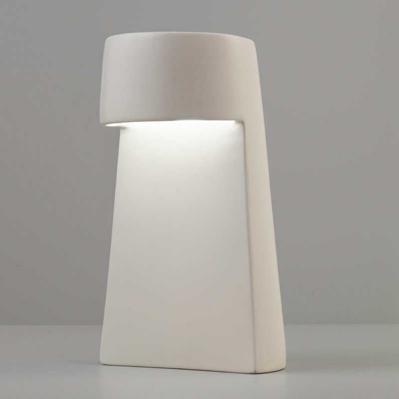 Lampe de table 12,5 "Percy Percy, Bisque