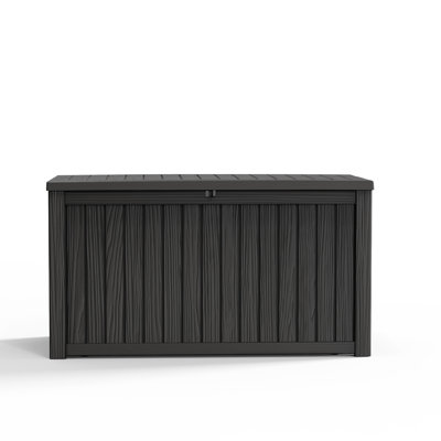 230 Gallons Weatherproof Resin Lockable Deck Box