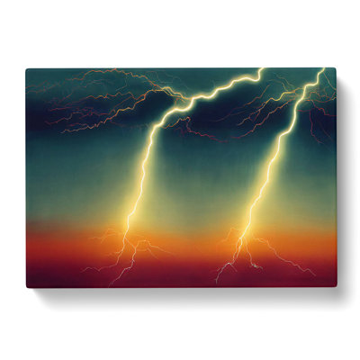 Epic Lightning Bolt - Wrapped Canvas Print
