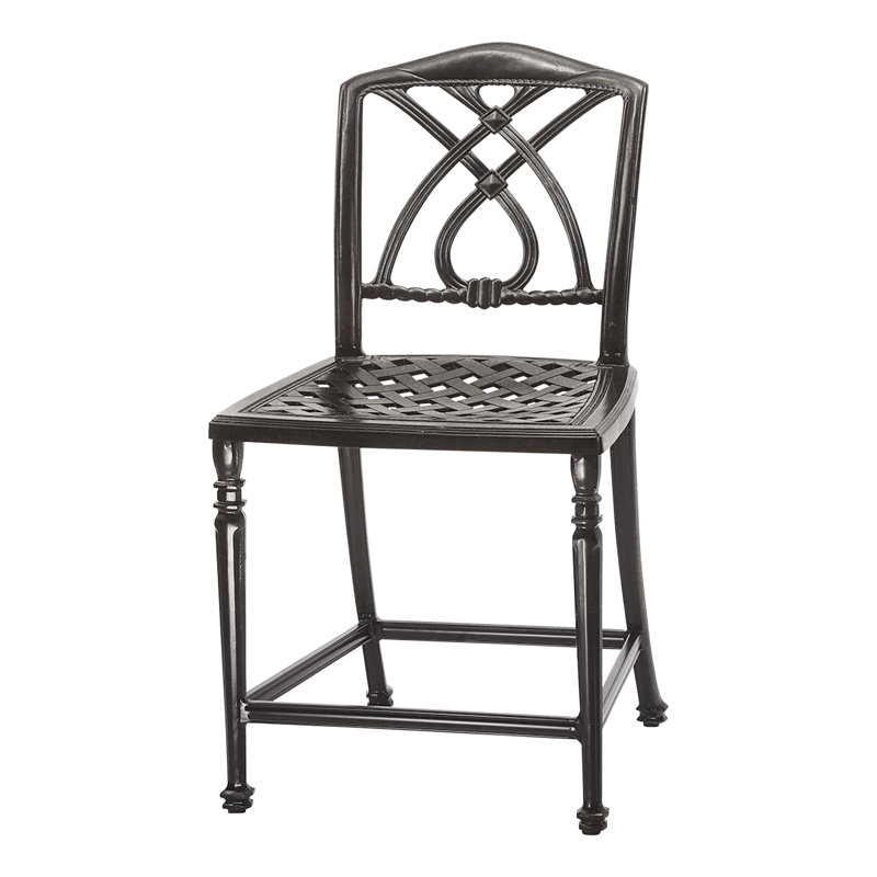 Terrace Stationary Balcony Stool w/o Arms Frame - Welded, Midnight Gold