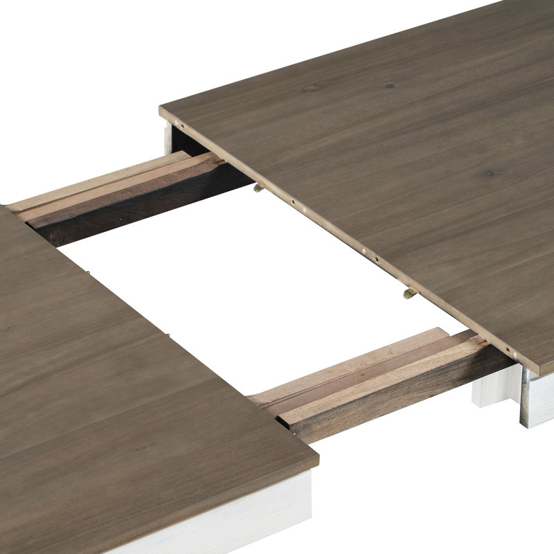 Ensemble repas pour 6 personnes Silsbee, Brun, Blanc, Blanc / beige
