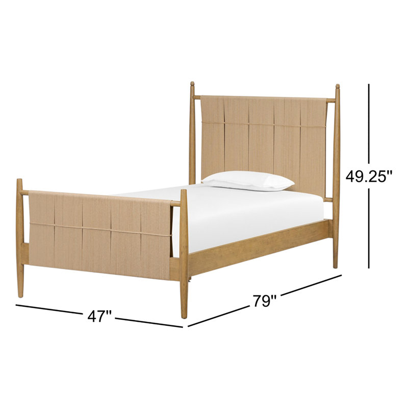 Richard Bed, Twin, Burnished Parawood