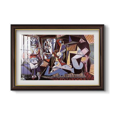 Femmes d'Alger (Version O), 1955 - Pablo Picasso - Estampe encadrée sur mesure