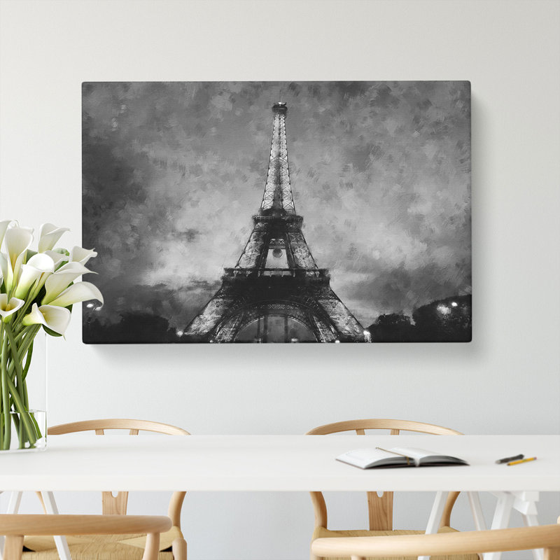 Eiffel Tower Vol.3 - Wrapped Canvas Print, 35cm H x 50cm W x 3cm D