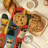 Artful Cat Oven Mitt Cotton Twill