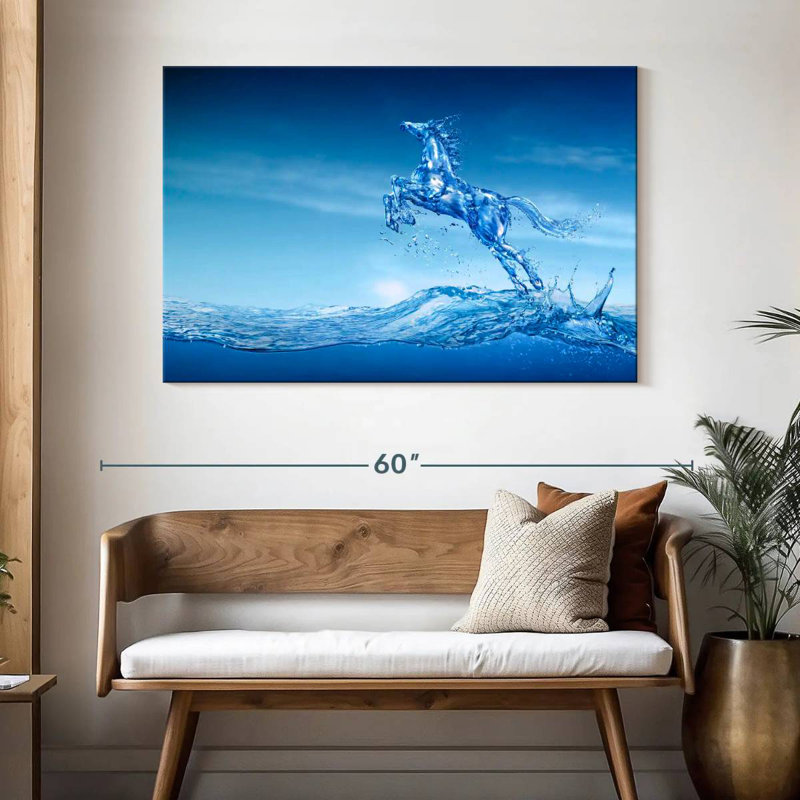 Water Horse, 32" H x 48" W
