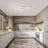 Dimmable Ceiling Light, 41.3In Flush Mount Ceiling Lamp Remote Control Modern Chandelier, 68W Square Acrylic Close To Ceiling Light Fixtures For Bedroom Living Room-791035518