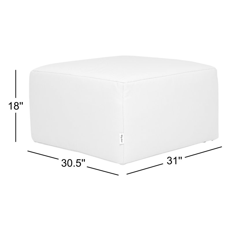 Big Joe Patio Ottoman, Beige