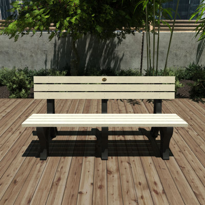 Angelyna Stainless Steel Outdoor Bench