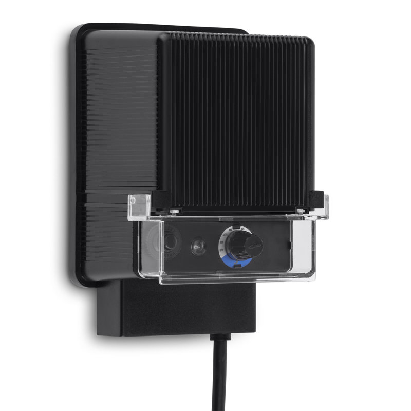 100 Watt Black Outdoor Transformer with Photo Cell and Timer