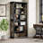 75" Tall Bookshelf, 6-tier Open Bookcase Freestanding Display Shelf For Home Office-117871679