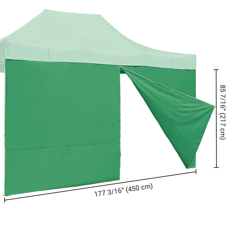 Paroi latérale, Vert, H 85,43 po x l 177,17 po x P 0,2 po