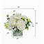 Faux Real Touch Roses Peonies Hydrangea Centerpiece