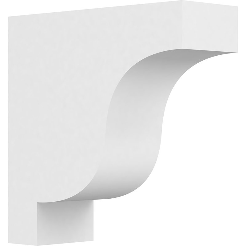 Corbeau en uréthane standard Newport Signature, brun clair apprêté, H 10 po x l 3 po x P 10 po
