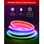 Guirlande lumineuse néon étanche RVB 120V Shine Decor-109014439