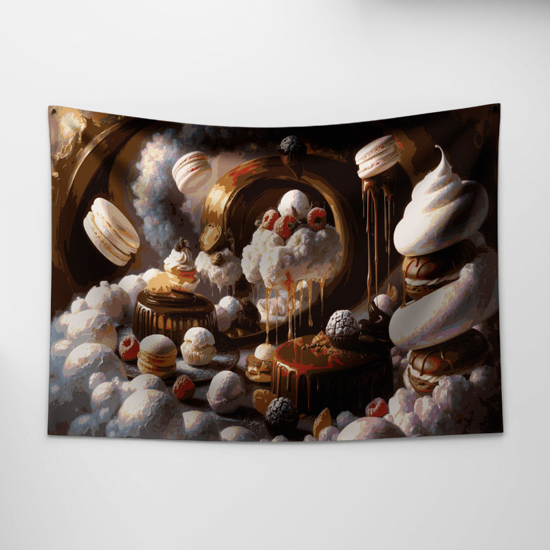 Tapisserie murale Desserts, 68 po x 80 po