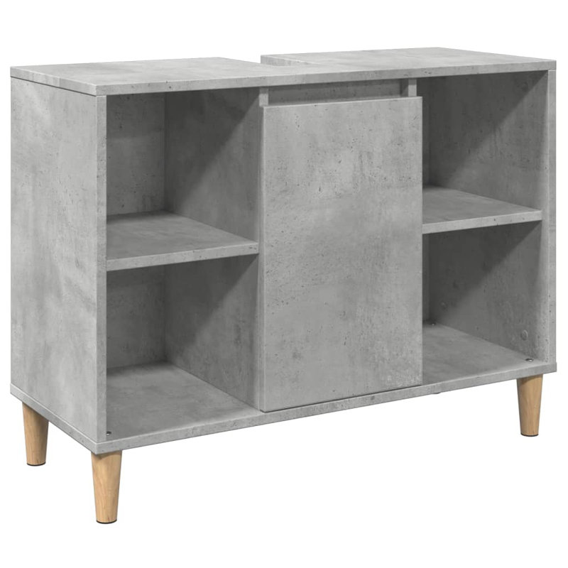 Ruenell Bathroom Cabinet, Concrete Grey
