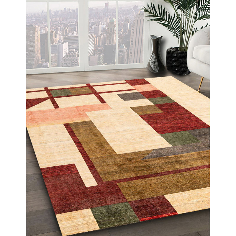 Mohtad Abstract Indoor Rug, Rectangle 7' x 9'