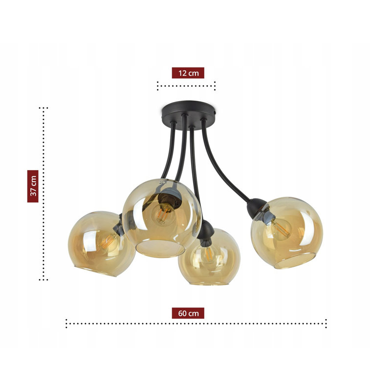 Barrows Glass Spotlight, Honey