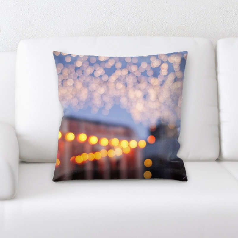 Coussin décoratif flou