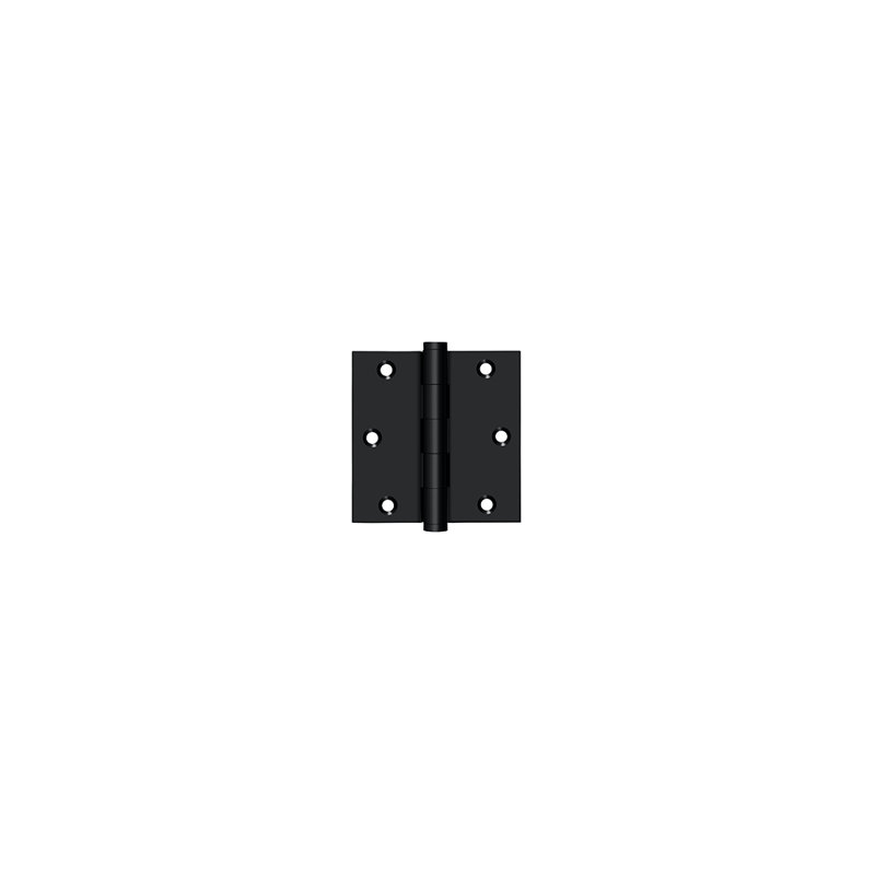 102'' x 102'' Butt Bearing Hinge, Black