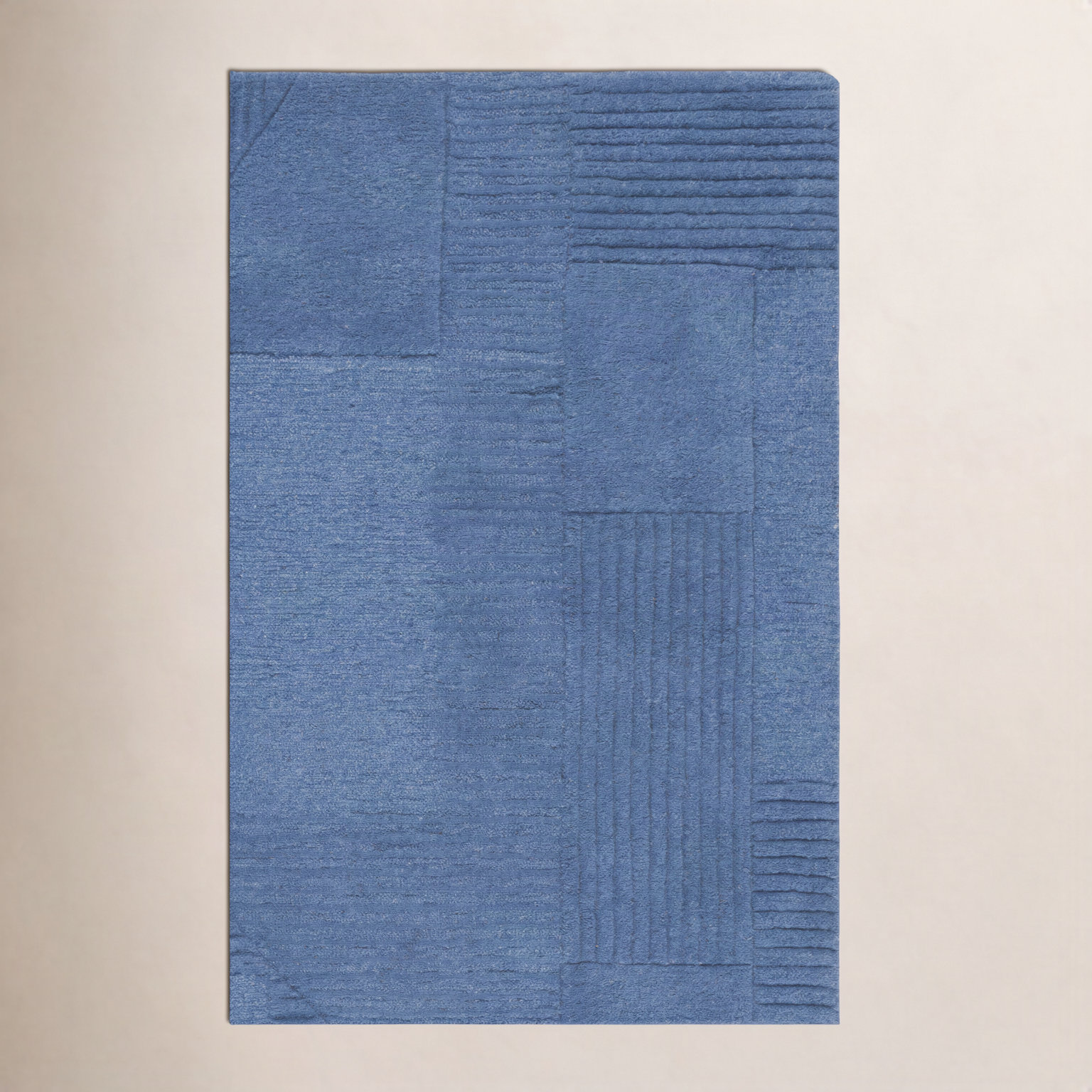 Ivanenko Hand-Tufted Geometric Rug, Rectangle 3' x 5'