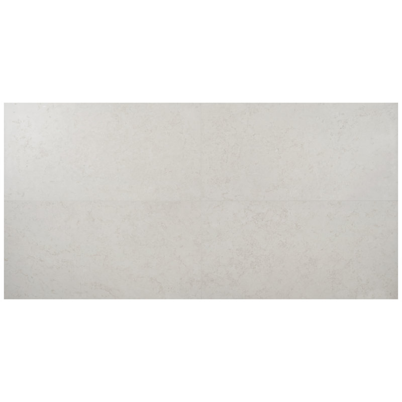 Corretta 23.77 in. x 47.55 in. Porcelain Tile, Bianco White