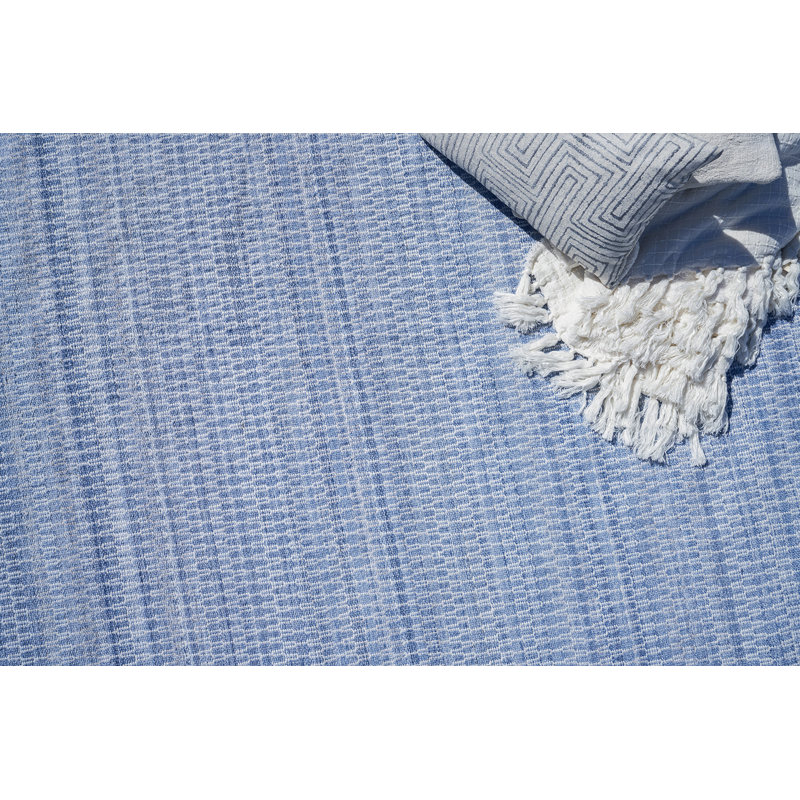 Florence Geometric Area Rug in Light Blue, Rectangle 9' x 12'