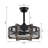 Peaslee 18.9" Cage Ceiling Fan with Remote-1493729977