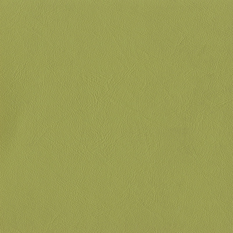 Faux Leather Round Stool Seating , Lime Green