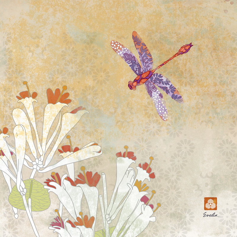 " Dragonfly Lustre I ", 30" H x 30" W x 1.25" D