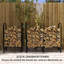 Caneghem 120cm W Metal Log Rack