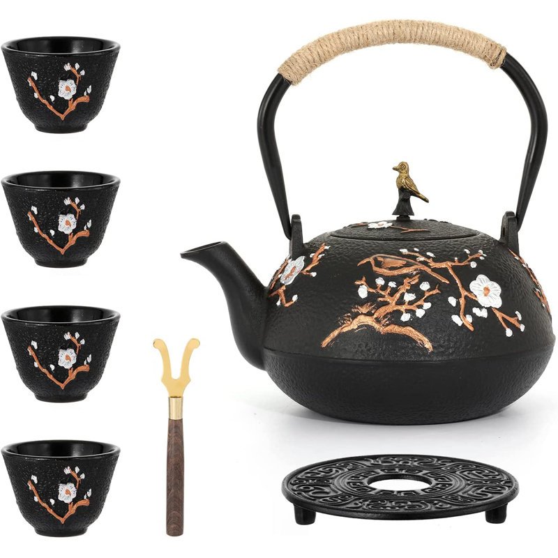Théière en fonte avec infuseur