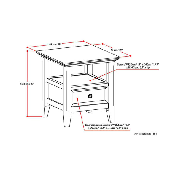 Dimensions du produit