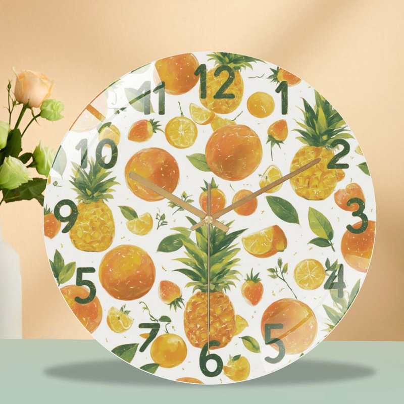 Horloge murale fruits