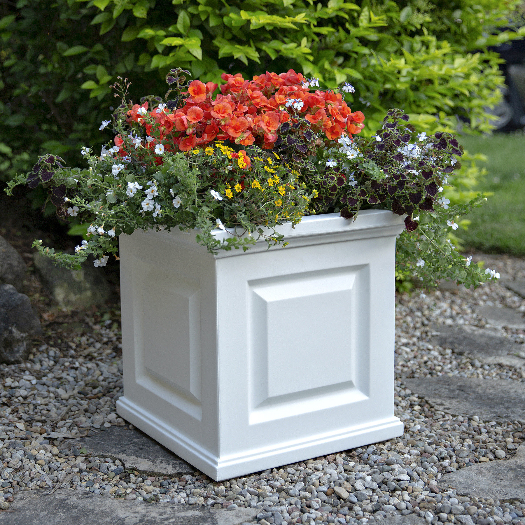 Wayfair | Square White Planters You'll Love in 2023