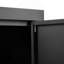 Casier de rangement, classeur, armoire de rangement avec serrures de porte et deux tablettes réglables, convient comme armoire pour la maison, le bureau, l'école et le garage
