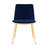 Tortez Velvet Upholstered Metal Side Chair-627103774
