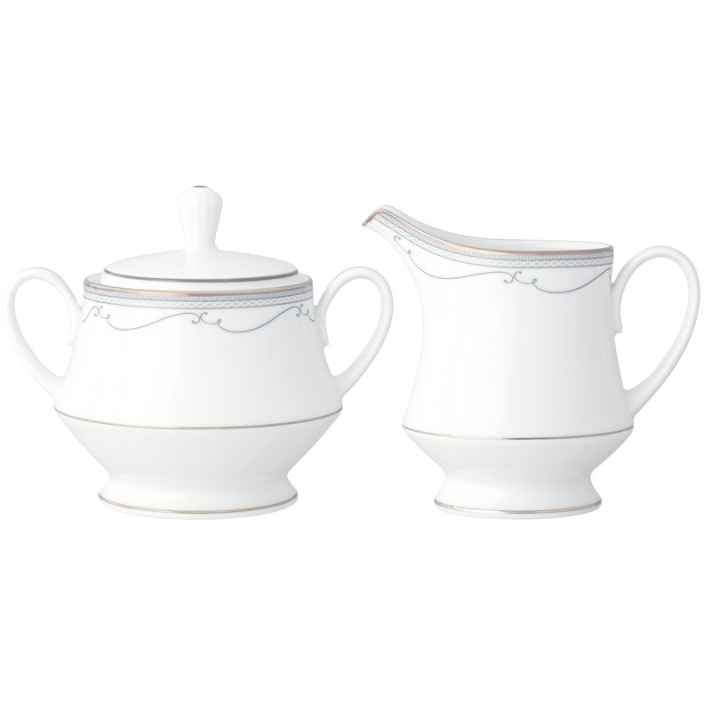 Ensemble sucrier et pot à crème Noritake