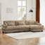 Canapé modulaire surdimensionné super confortable avec repose-pieds mobile, canapé confortable-117244816