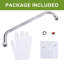 Remplacement du bec de robinet de 14 po en chrome poli - filetage interne G3 / 4