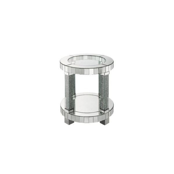 Everly Quinn Glass Top End Table - Wayfair Canada