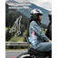 Barre de sissy pour dossier de motocyclette, compatible avec les modèles Harley-Davidson Touring, dossier amovible amovible à hauteur de 27 pouces, cadre en métal durable avec coussin arrière en cuir, noir