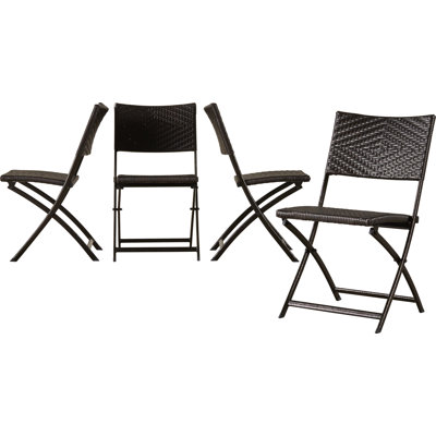 Chaises d'appoint de salle à manger pliantes pour l'extérieur Femack
