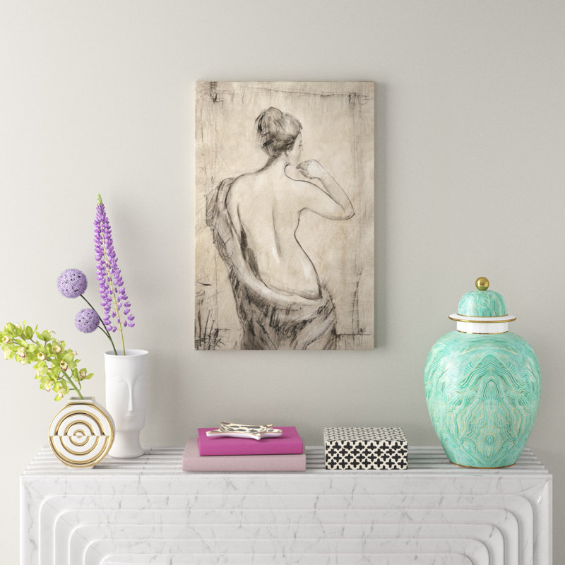 Nude Study II by Timothy O' Toole - Painting, Wrapped Canvas, 76cm H x 51cm W