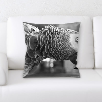 Housse et insert de coussin carré Parrot
