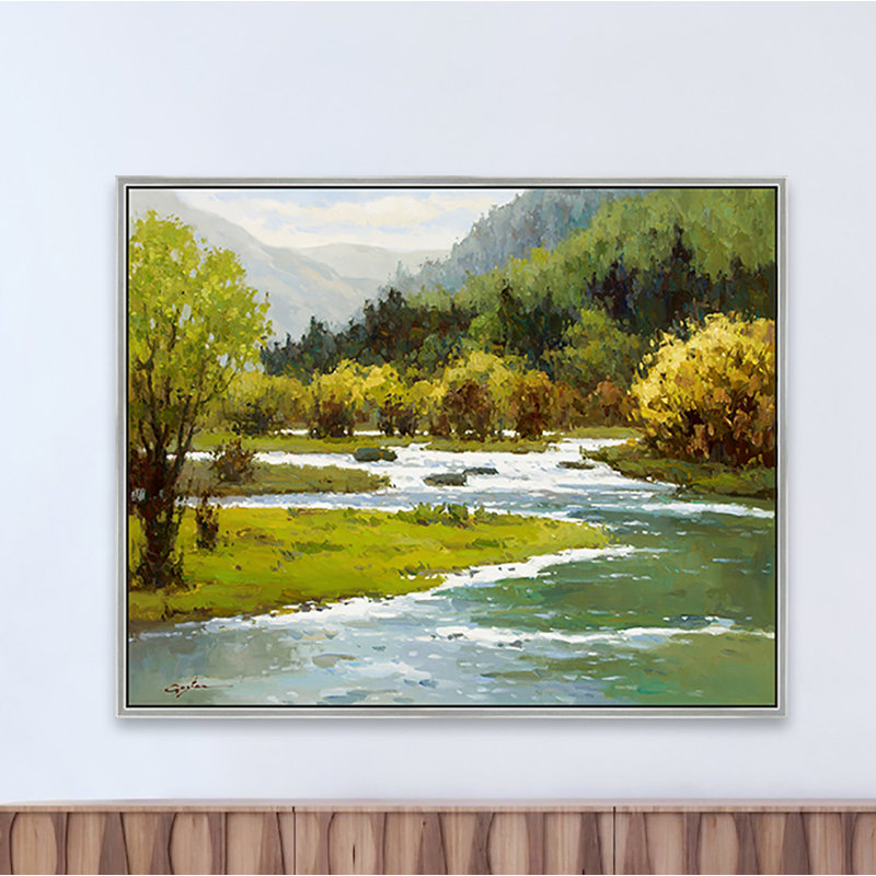 Crisp Day Painting, Silver