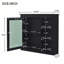 Armoire de rangement murale moderne avec miroir et 3 tablettes ouvertes, idéale pour les salles de bain élégantes et organisées-1123455601