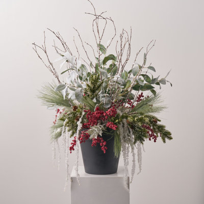 Arrangement glacé de Noël d'hiver Winterberry Blast