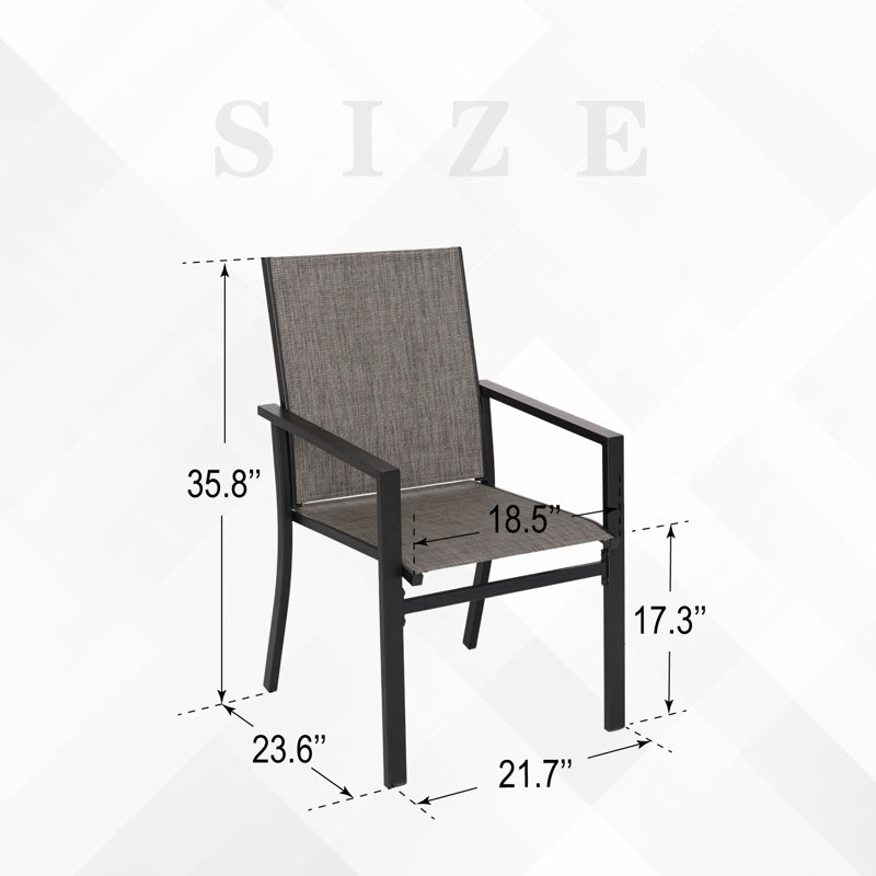 Chaise de patio, Brun